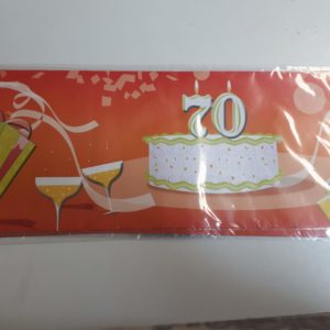 Banderole anniversaire 70 ans