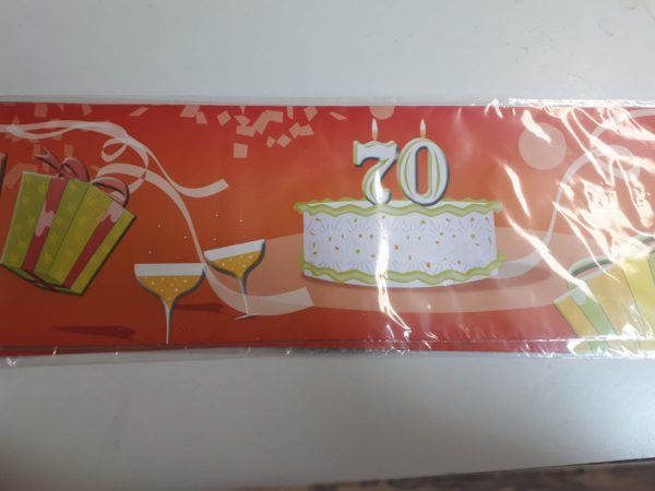Banderole anniversaire 70 ans