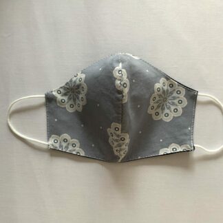 Masque Mandala gris femme et enfant