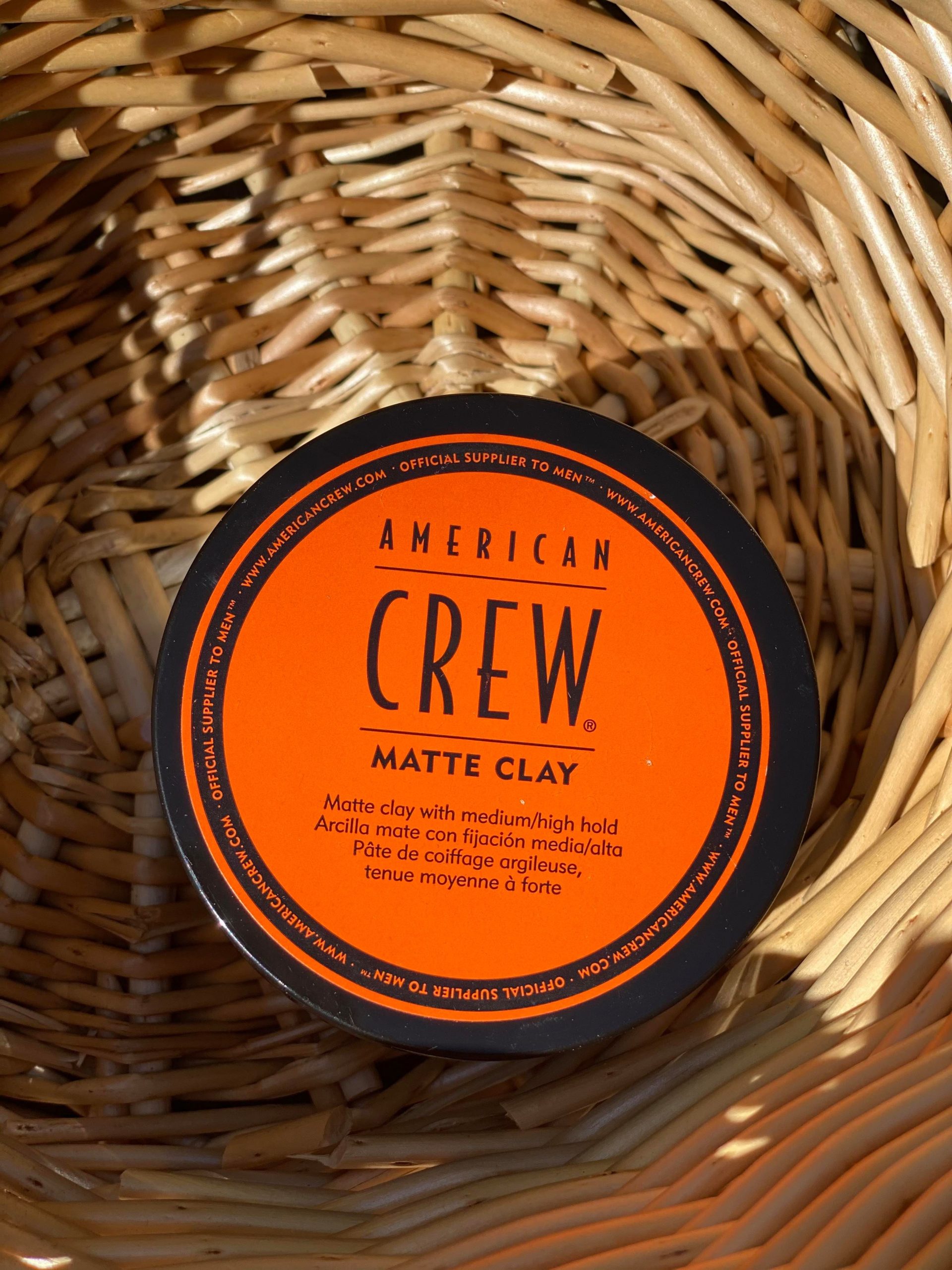 Matte clay pâte coiffante cheveux American crew