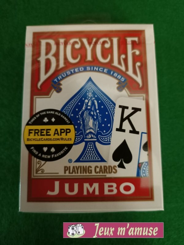 Cartes Bicycle Jumbo 54 cartes