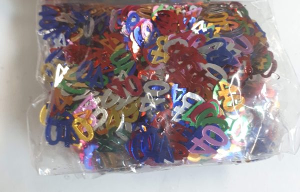 Confettis de table anniversaire