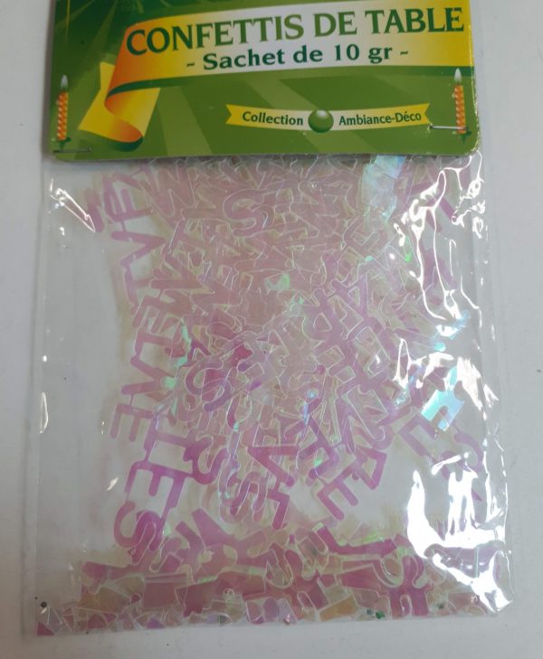Confettis de table Vive les Mariés