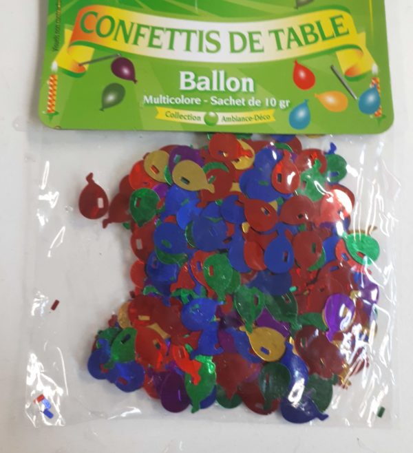 Confettis de table ballons