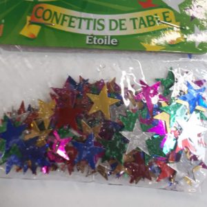 Confettis de table étoiles