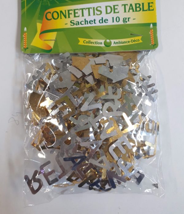 Confettis de table Vive la retraite