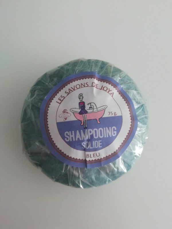 SHAMPOING SOLIDE BLEU - Les savons de Joya