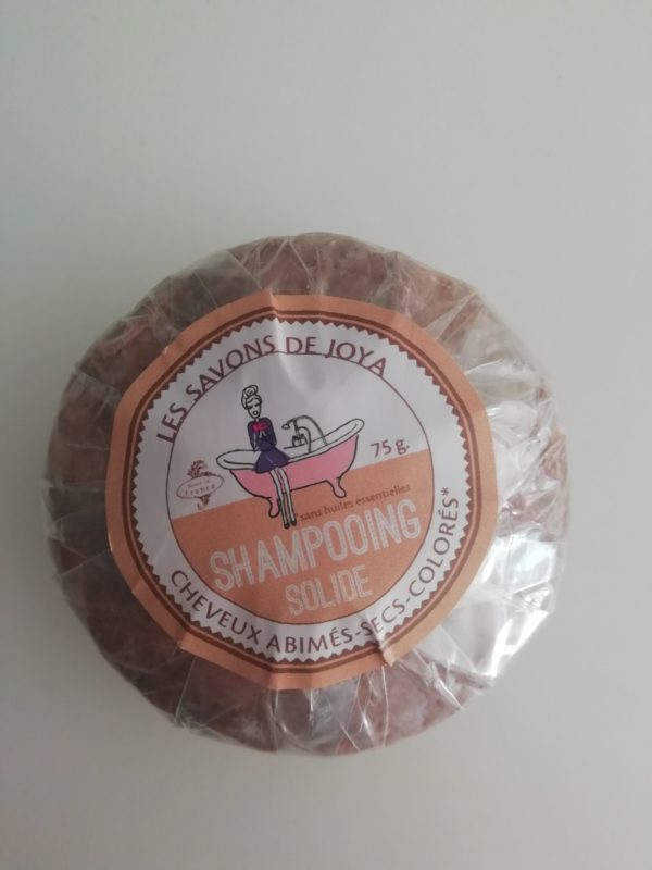 SHAMPOING SOLIDE CHEVEUX ABIMES-SEC- COLORES - Les savons de Joya