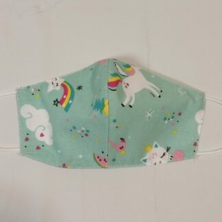 Masque Licorne Bleue Enfant 3à6 ans