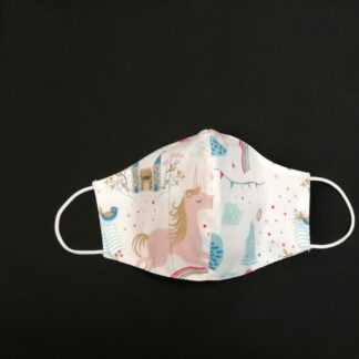 Masque Licorne Blanche Enfant 3à6 ans