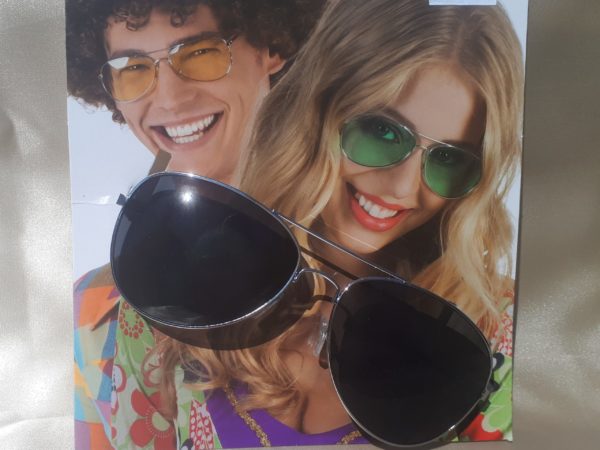Lunettes 70's noires