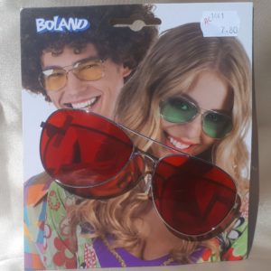 Lunettes 70’s rouges