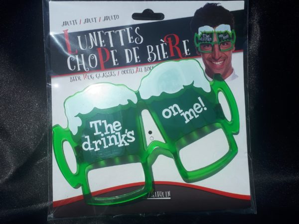 Lunettes chopes de bière