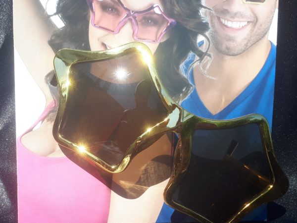 Lunettes étoiles or