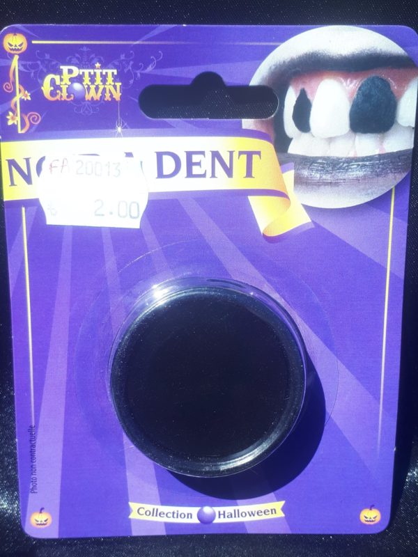 Noir à dent 4 g