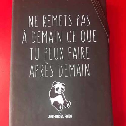 CARNET NOIR JEAN MICHEL PANDA : DIFFÉRENTS MODÈLES – Image 6