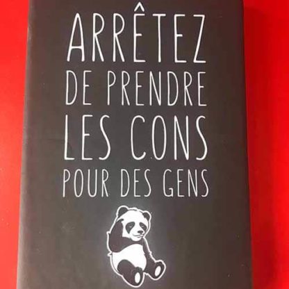 CARNET NOIR JEAN MICHEL PANDA : DIFFÉRENTS MODÈLES – Image 3