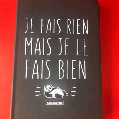 CARNET NOIR JEAN MICHEL PANDA : DIFFÉRENTS MODÈLES – Image 4