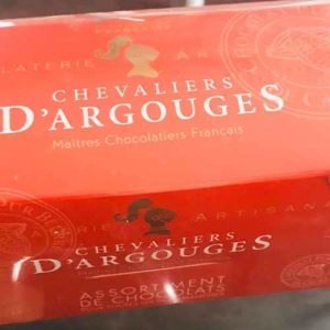 BOITE ROUGE CHOCOLATERIE ARTISANALE : ASSORTIMENT DE CHOCOLATS 185 GR