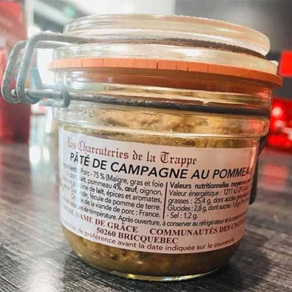 PÂTÉ DE CAMPAGNE AU POMMEAU 180 GR