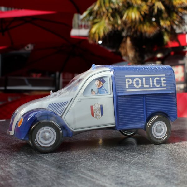 BISCUITS NORMANDS BOÎTE VOITURE 2 CV POLICE – Image 2