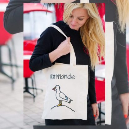 TOTE BAG NORMANDIE – SAC MOUETTE – Image 2