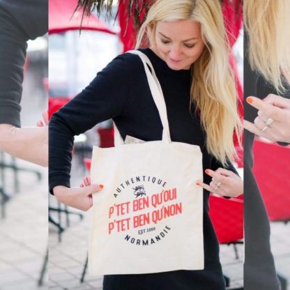 TOTE BAG NORMANDIE – SAC P’TET BEN QUE OUI – Image 2