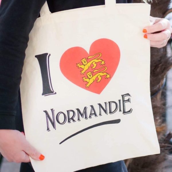 TOTE BAG NORMANDIE – SAC I LOVE NORMANDY – Image 2