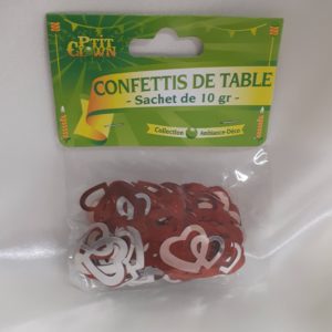 Confettis de table Cœur