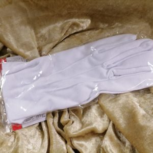 Gants blancs polyester professionnel