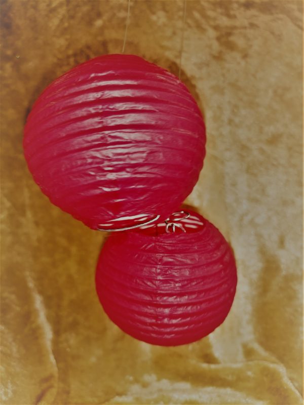 Lanterne chinoises rouges