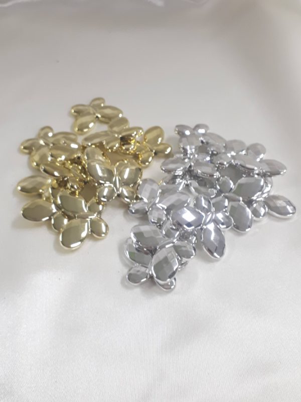 Perles papillons décoratives
