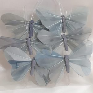 Papillon uni sur tige