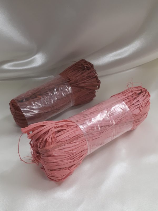 Raphia naturel teinté