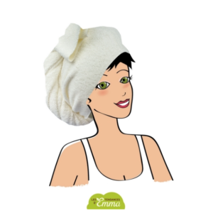 serviette à cheveux bambou
