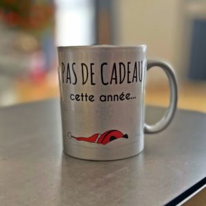 MUG DE NOËL ARGENTÉE