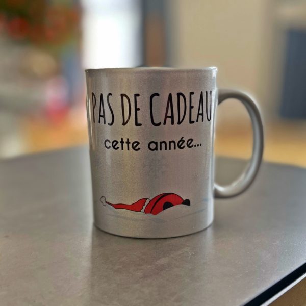 MUG DE NOËL ARGENTÉE – Image 2