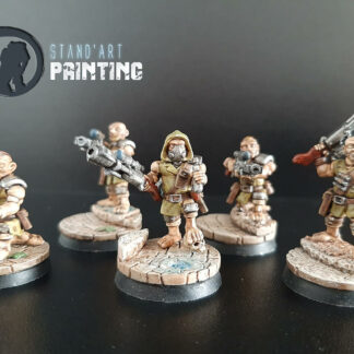 Figurines de gnomes sniper