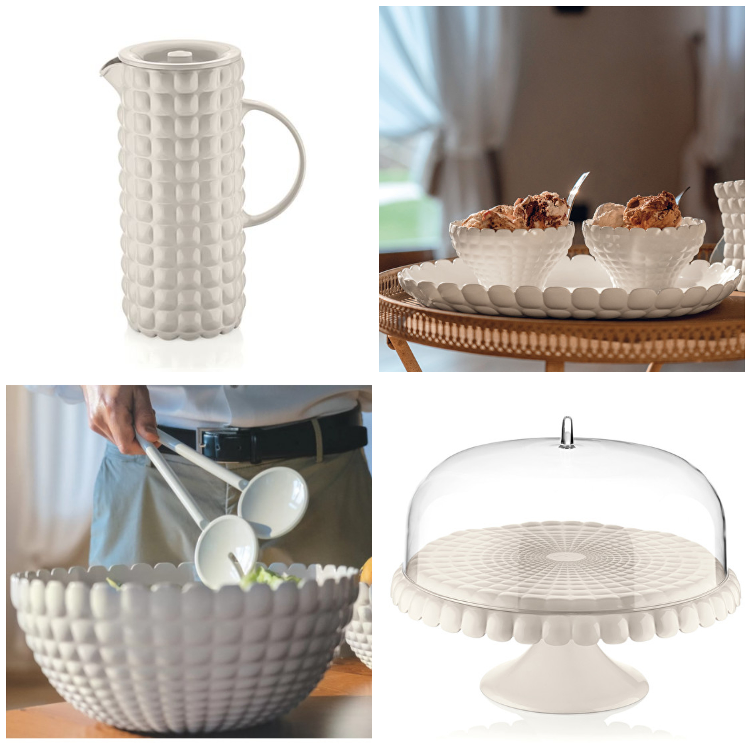 ART DE LA TABLE GUZZINI - TIFFANY BLANC