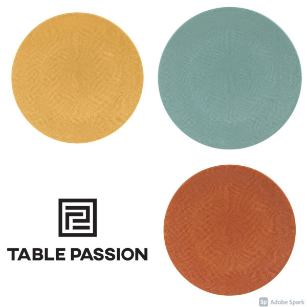 ASSIETTE A DESSERT GRÈS - VESUVIO (différents coloris)