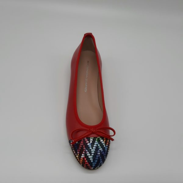 BRENDA ZARO ballerine F153 ROUGE – Image 2
