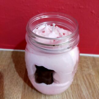 Bougie jar pomme d'amour