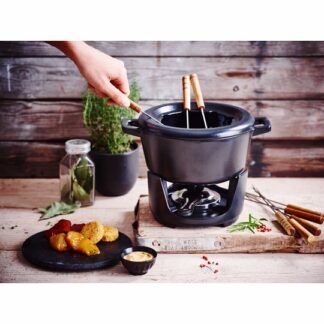 FONDUE : SERVICE A FONDUE NOIR