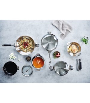 EVOLUTION : SERIE DE 3 CASSEROLES AVEC POIGNET AMOVIBLE (16/18/20)