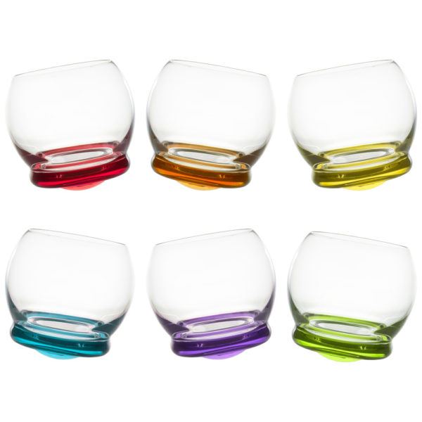 CULBUTO : BOITE DE 6 VERRES COULEURS