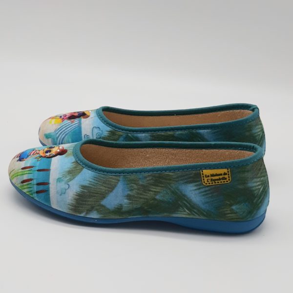 LA MAISON DE L'ESPADRILLE ballerine 2001 BLEU – Image 2