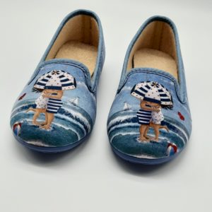 LA MAISON DE L’ESPADRILLE chausson 2008 BLEU