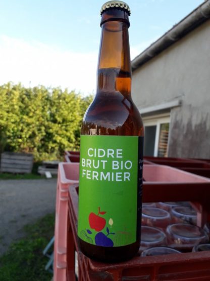 Cidre brut bio fermier 0,33cl