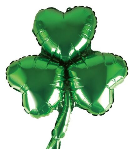 Ballon aluminium trèfles