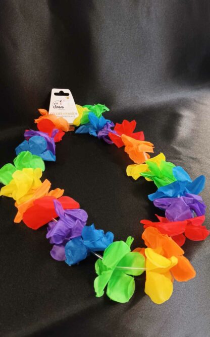Collier hawaïen multicolore